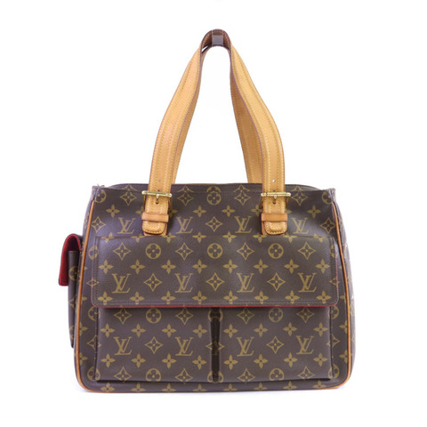 LOUIS VUITTON Monogram Multiple Cite金扣手挽袋