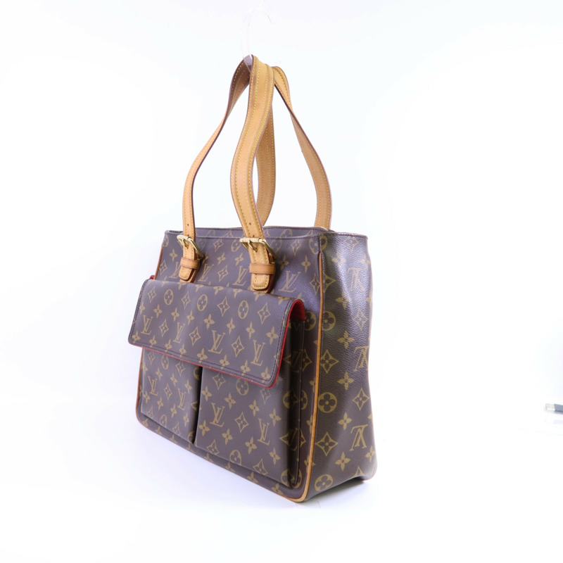 LOUIS VUITTON Monogram Multiple Cite金扣手挽袋-2