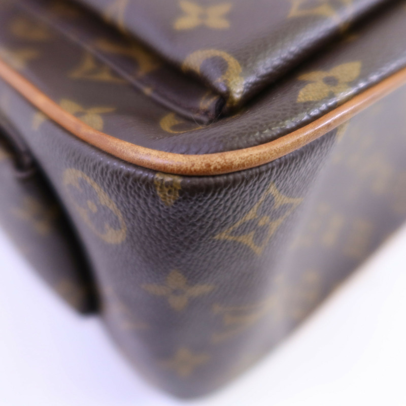 LOUIS VUITTON Monogram Multiple Cite金扣手挽袋-5