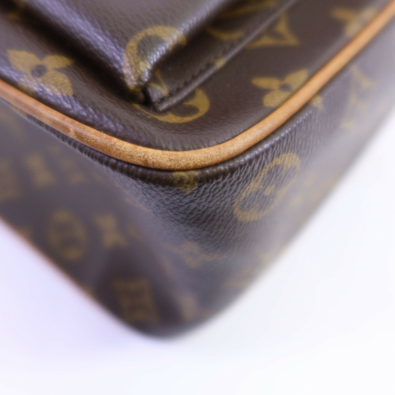 LOUIS VUITTON Monogram Multiple Cite金扣手挽袋-6