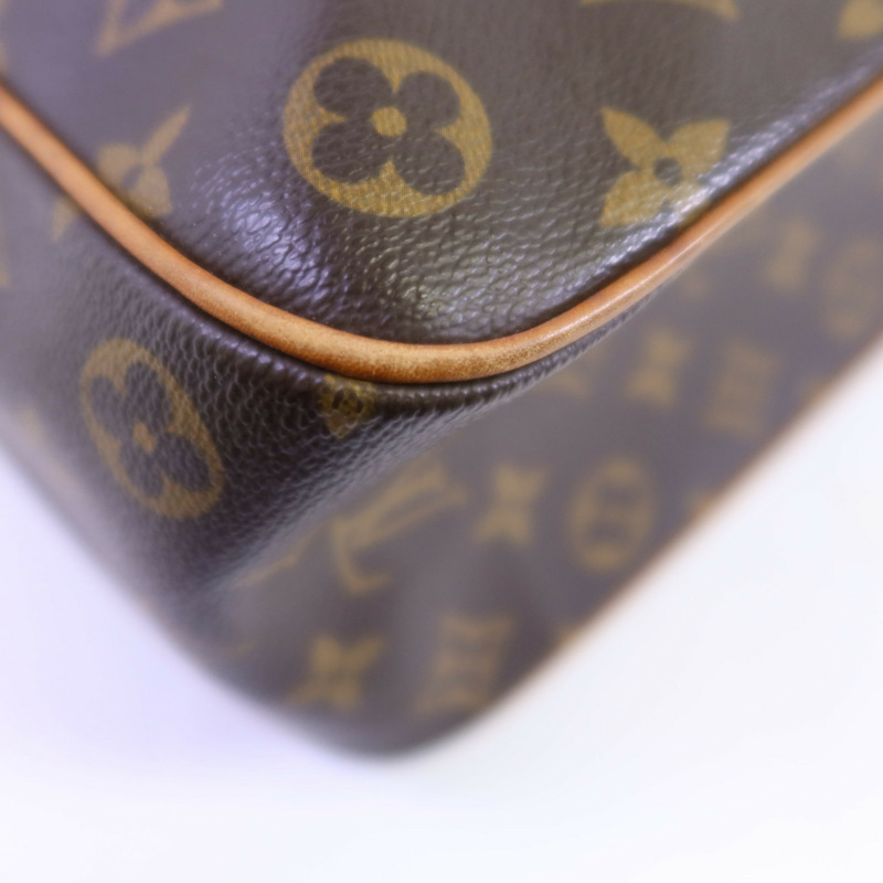 LOUIS VUITTON Monogram Multiple Cite金扣手挽袋-7