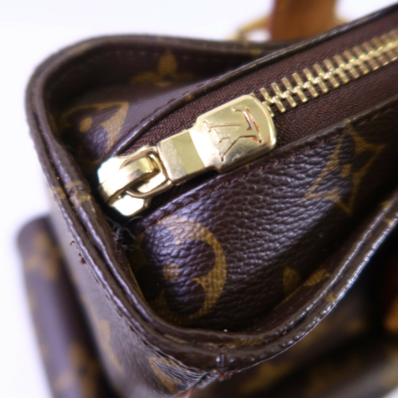 LOUIS VUITTON Monogram Multiple Cite金扣手挽袋-11