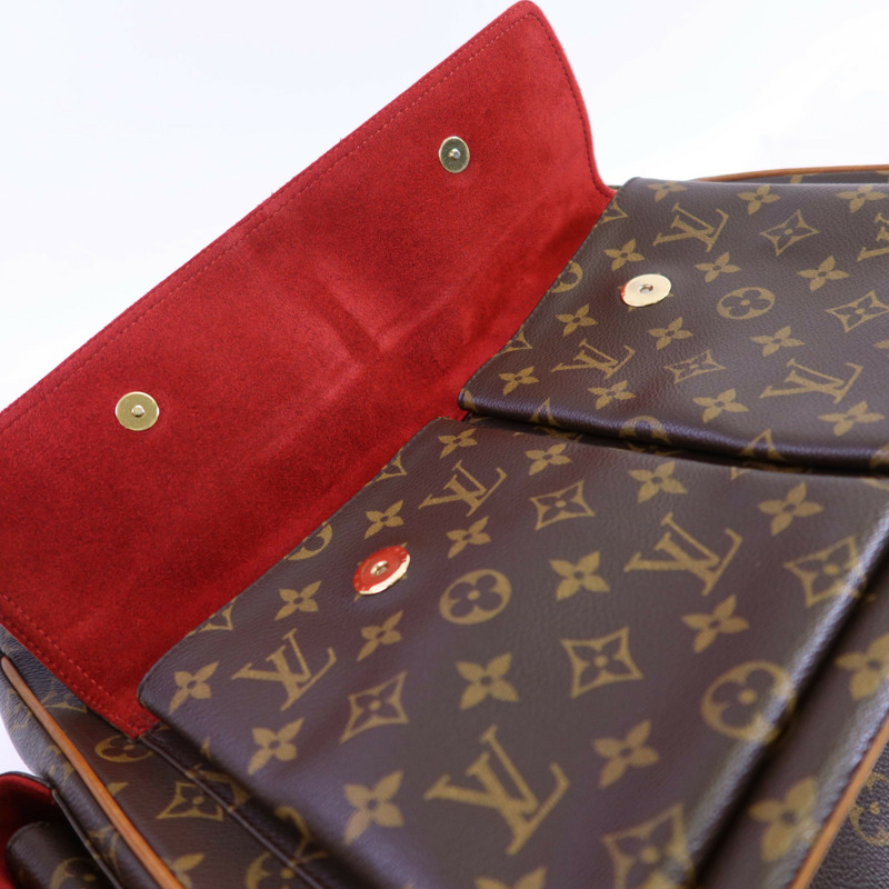 LOUIS VUITTON Monogram Multiple Cite金扣手挽袋-17
