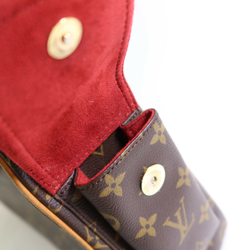 LOUIS VUITTON Monogram Multiple Cite金扣手挽袋-21