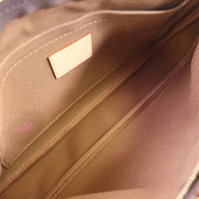 LOUIS VUITTON Monogram Multi Pochette Accessoires金扣手挽肩背兩用袋-11