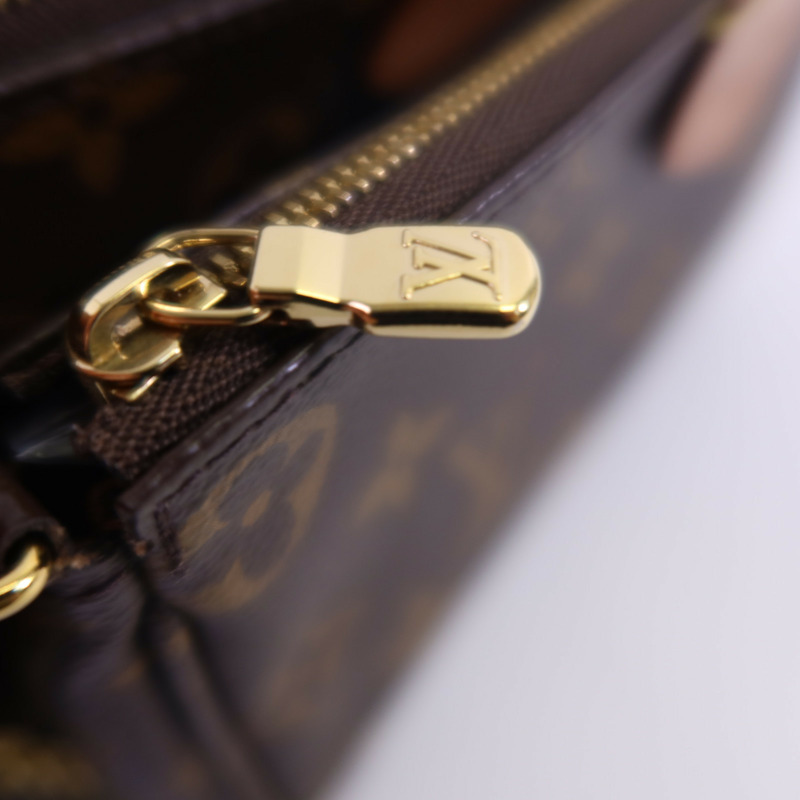 LOUIS VUITTON Monogram Multi Pochette Accessoires金扣手挽肩背兩用袋-15