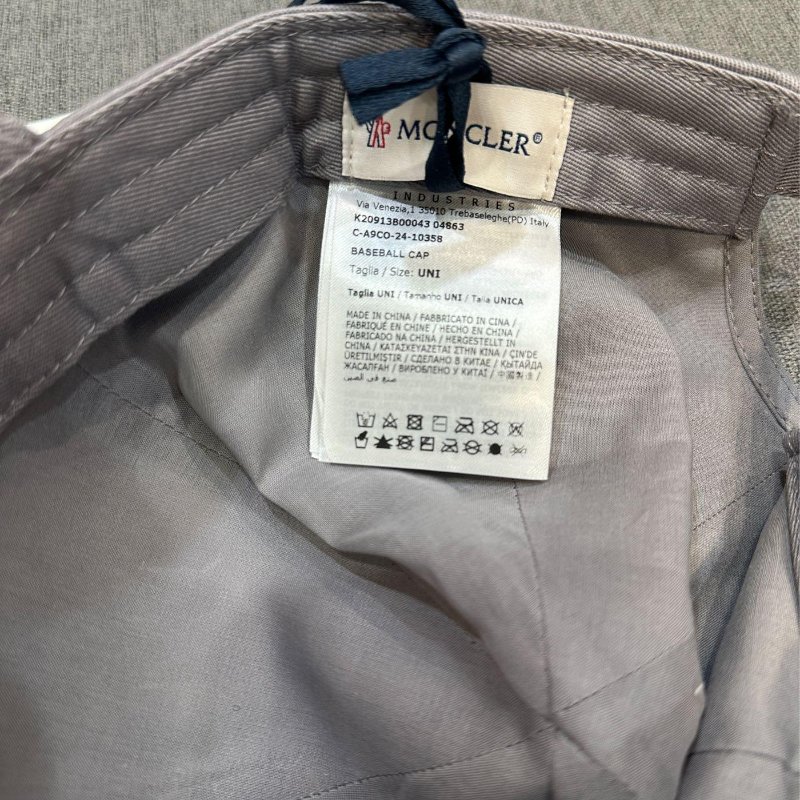 💎Han's house精品服飾💎 moncler 立體 刺繡 LOGO 帽子 現貨 原價12700-1