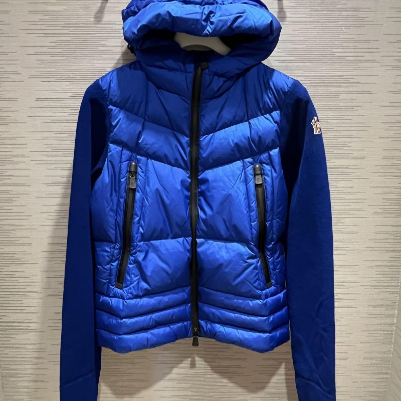 💎Han's house精品服飾💎moncler 滑雪系列 羽絨 拼接 連帽 外套 原價38000-0