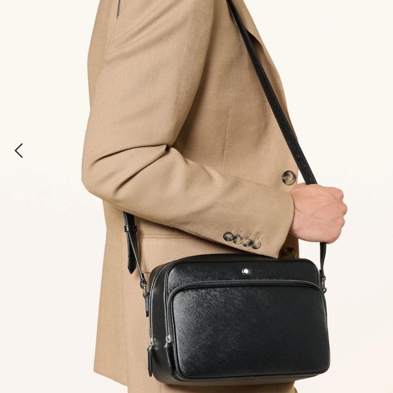 💎Han's house精品服飾💎MONTBLANC 萬寶龍 防刮牛皮 相機包 原價37800-7