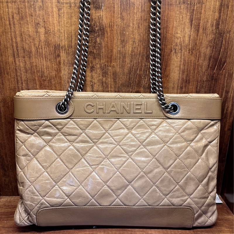 Chanel 菱格紋肩背包-0