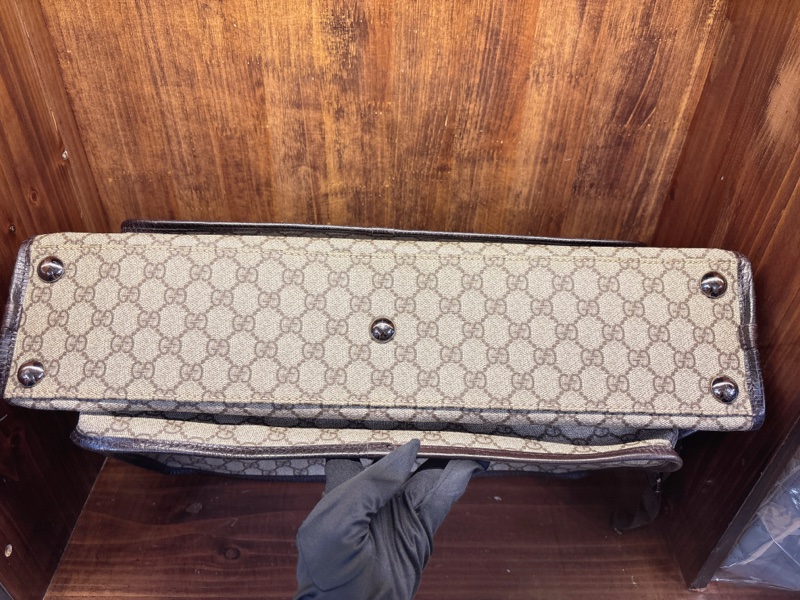 Gucci GG Supreme 手提公事包-5