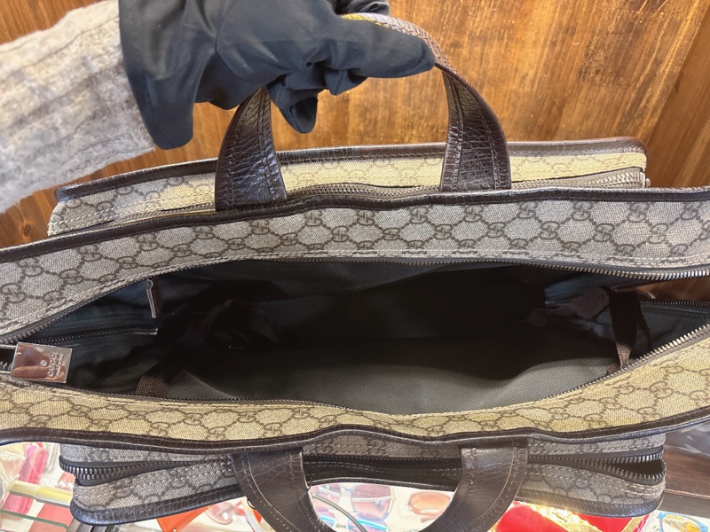 Gucci GG Supreme 手提公事包-7