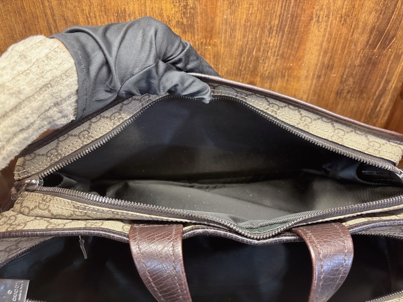 Gucci GG Supreme 手提公事包-8