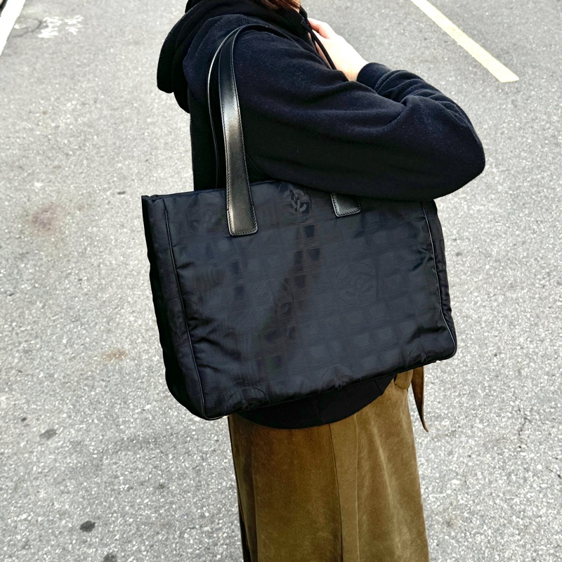 【99新閒置🆕】 Chanel 香奈兒 “So Black” 手提+肩背包(專櫃16萬多)-20