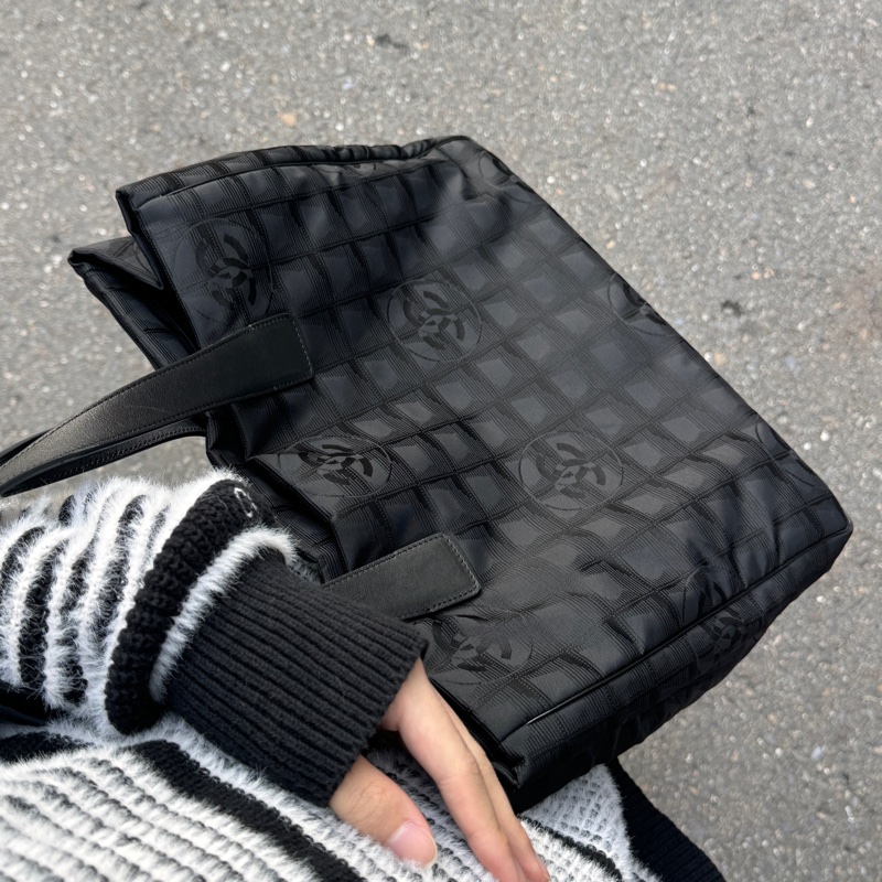 【99新閒置🆕】 Chanel 香奈兒 “So Black” 手提+肩背包(專櫃16萬多)-22