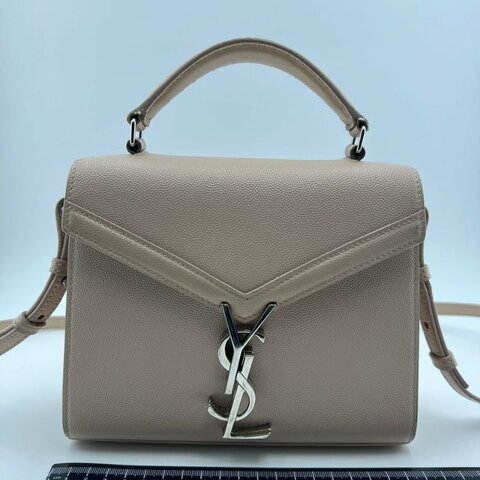 聖羅蘭 CASSANDRA 小型粒面皮革手提包