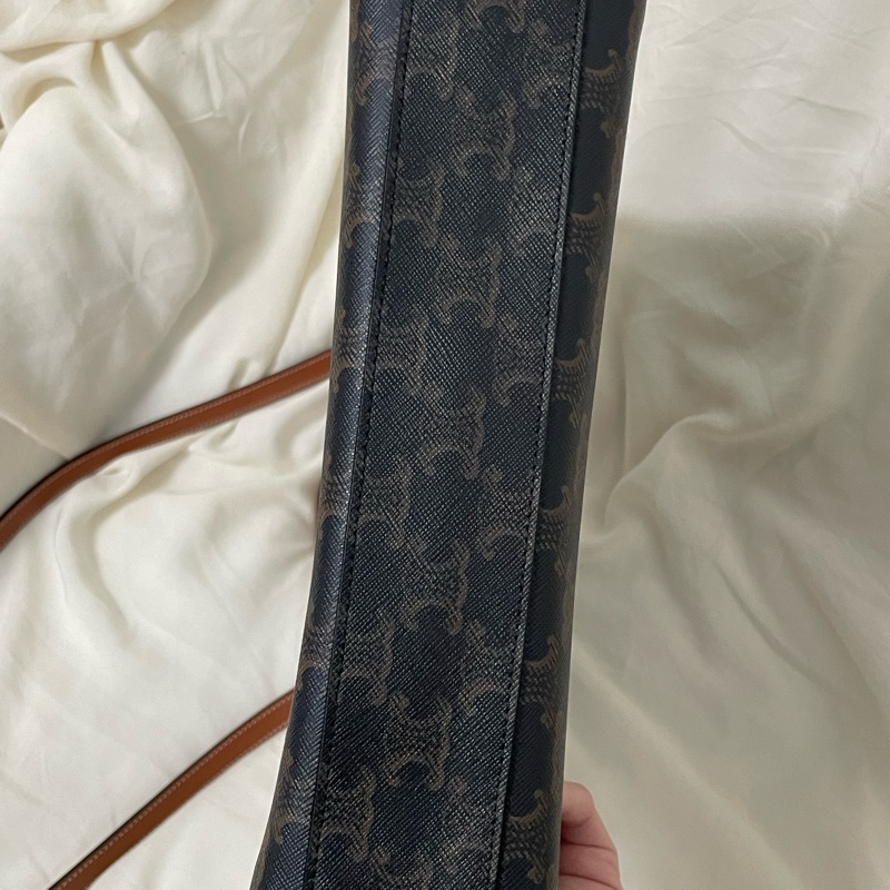 【全新現貨】CELINE Small Cabas Vertical 凱旋門老花托特包 (小號)-12