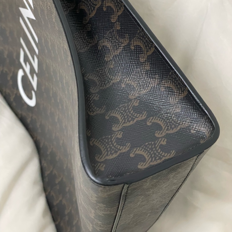 【全新現貨】CELINE Small Cabas Vertical 凱旋門老花托特包 (小號)-2