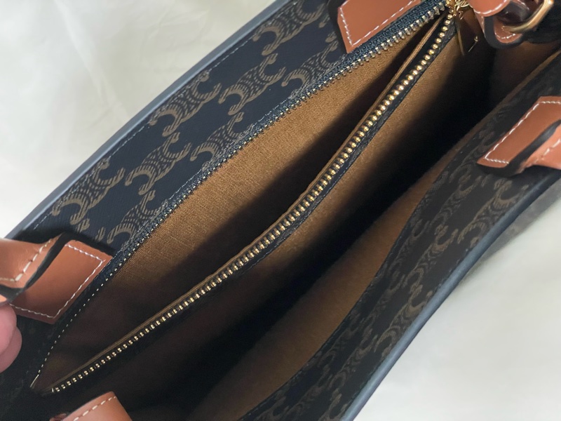 【全新現貨】CELINE Small Cabas Vertical 凱旋門老花托特包 (小號)-5