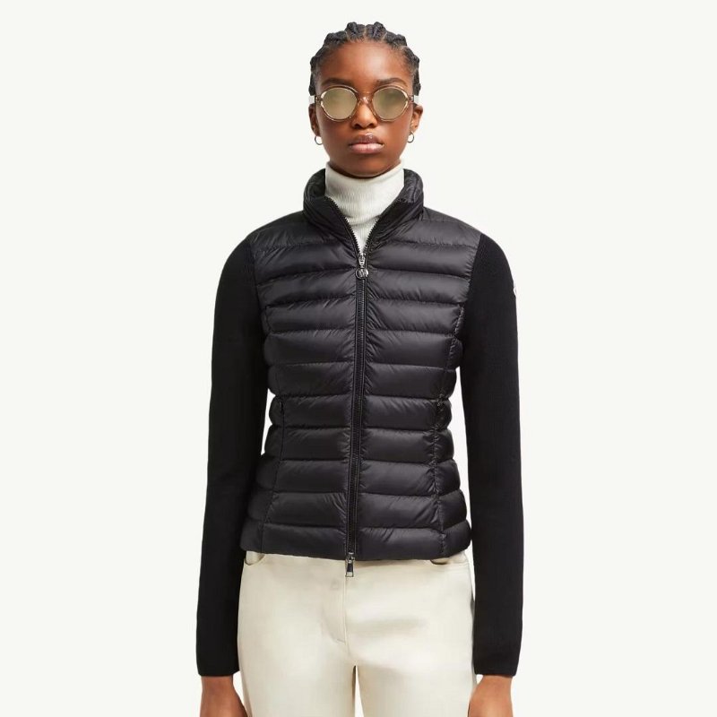 💎Han's house精品服飾💎 MONCLER 羽絨 拼接 美麗諾羊毛 外套 原價53400-1