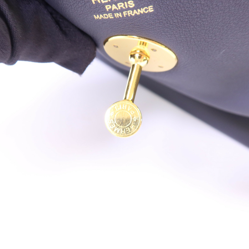 HERMES Swift皮革Lindy 26金扣手挽肩背兩用袋-10