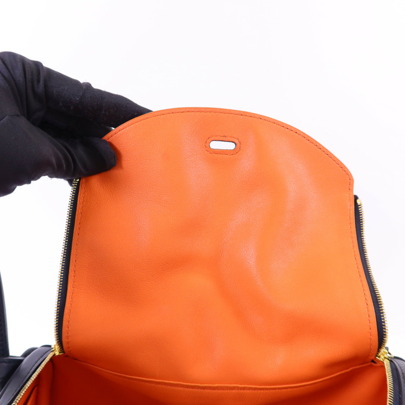 HERMES Swift皮革Lindy 26金扣手挽肩背兩用袋-11