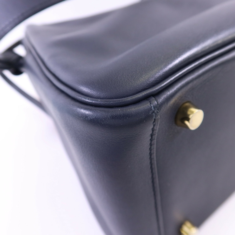 HERMES Swift皮革Lindy 26金扣手挽肩背兩用袋-15