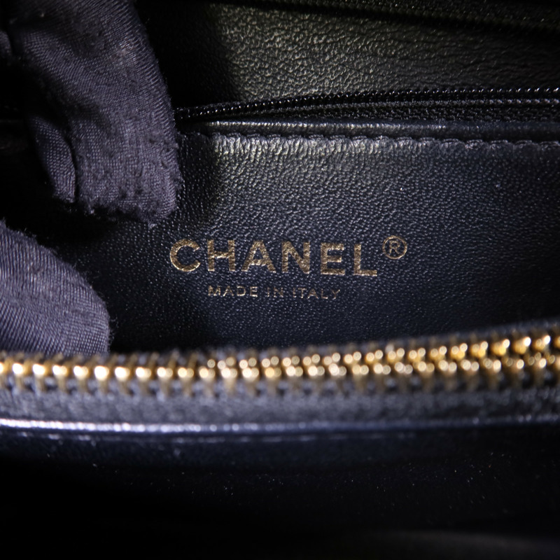 CHANEL 牛皮皮革CoCo Handle Medium金扣手挽肩背兩用袋-6