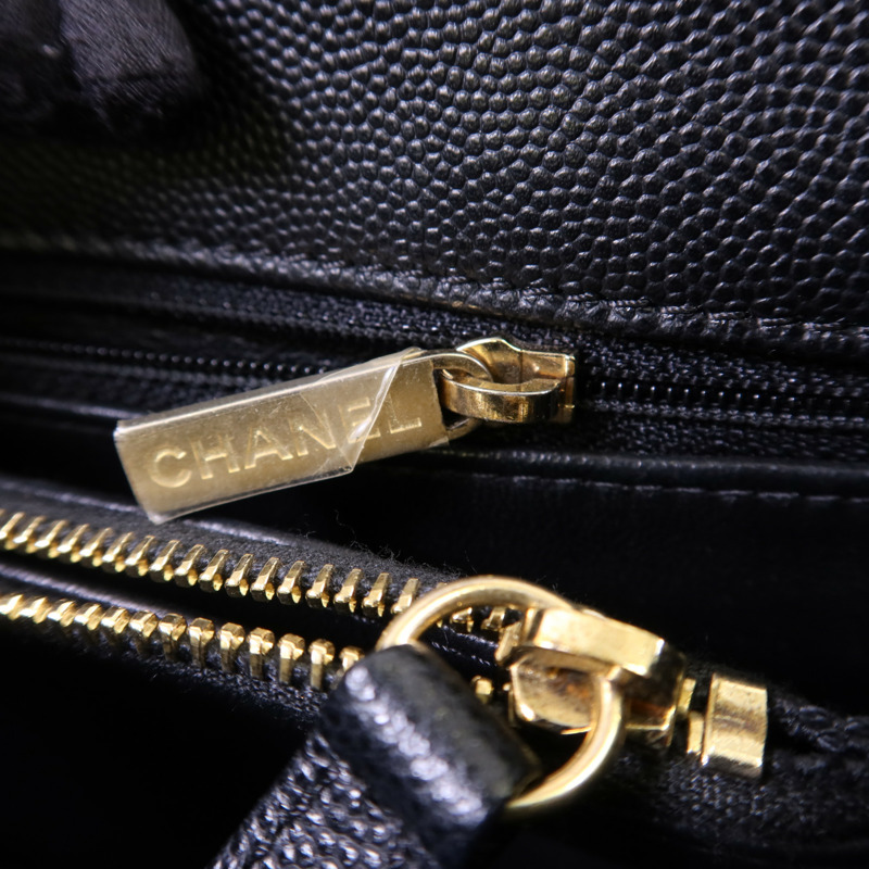 CHANEL 牛皮皮革CoCo Handle Medium金扣手挽肩背兩用袋-9