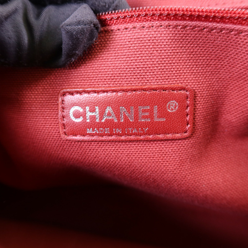 CHANEL 羊皮皮革Shoulder Bag銀扣鏈帶肩背袋-6