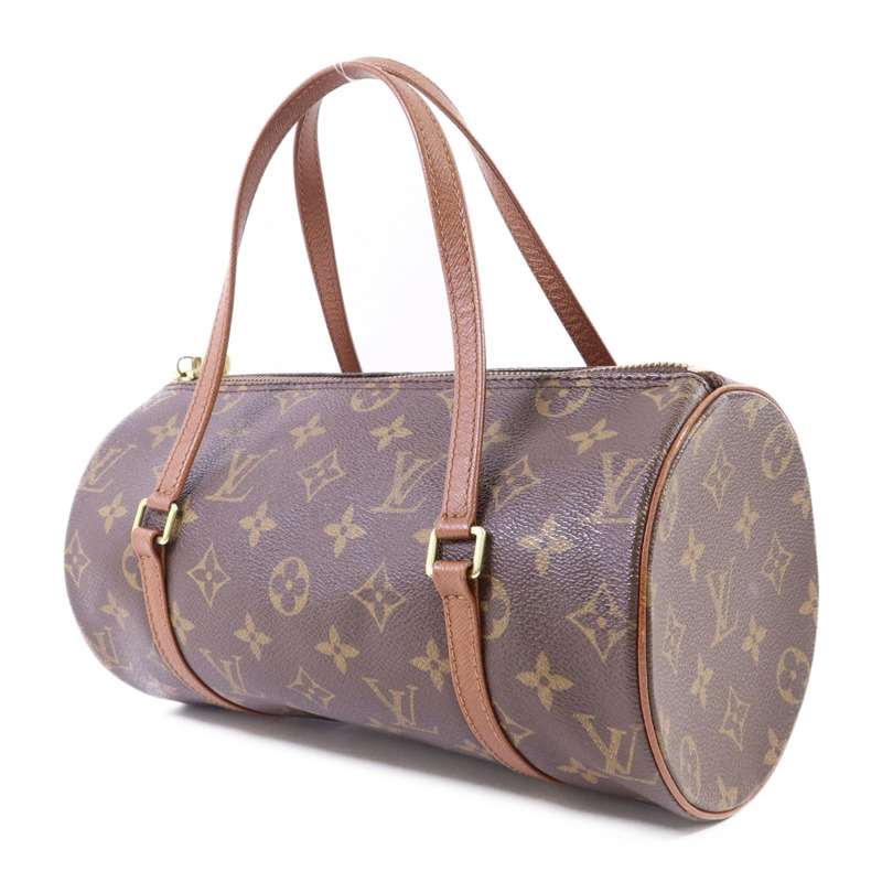 LOUIS VUITTON Monogram Papillon PM金扣手挽袋-2