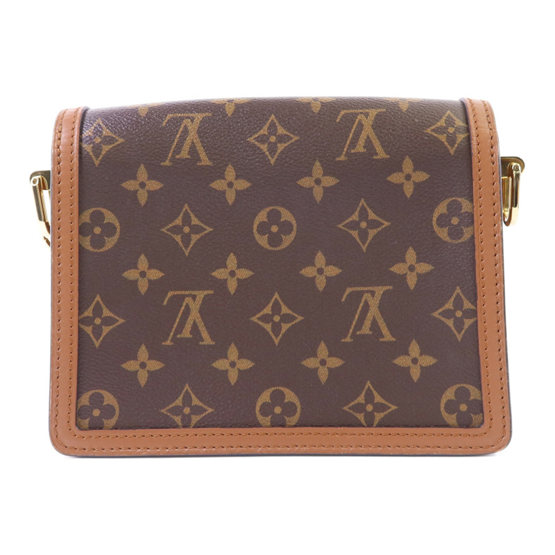 LOUIS VUITTON Monogram Reverse Mini Dauphine金扣肩背袋-1