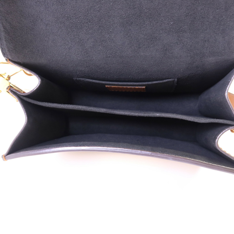 LOUIS VUITTON Monogram Reverse Mini Dauphine金扣肩背袋-5