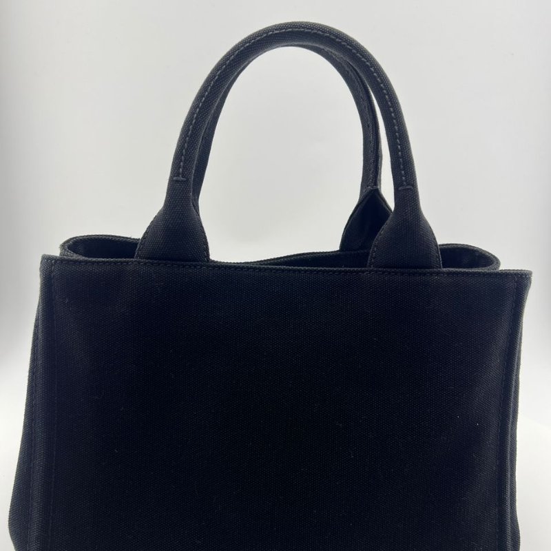 普拉達 Cotton Canvas Small Tote 小型帆布托特包-11