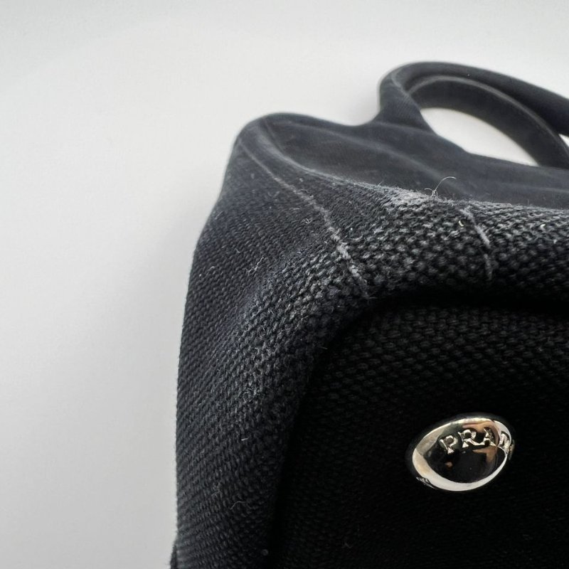 普拉達 Cotton Canvas Small Tote 小型帆布托特包-26