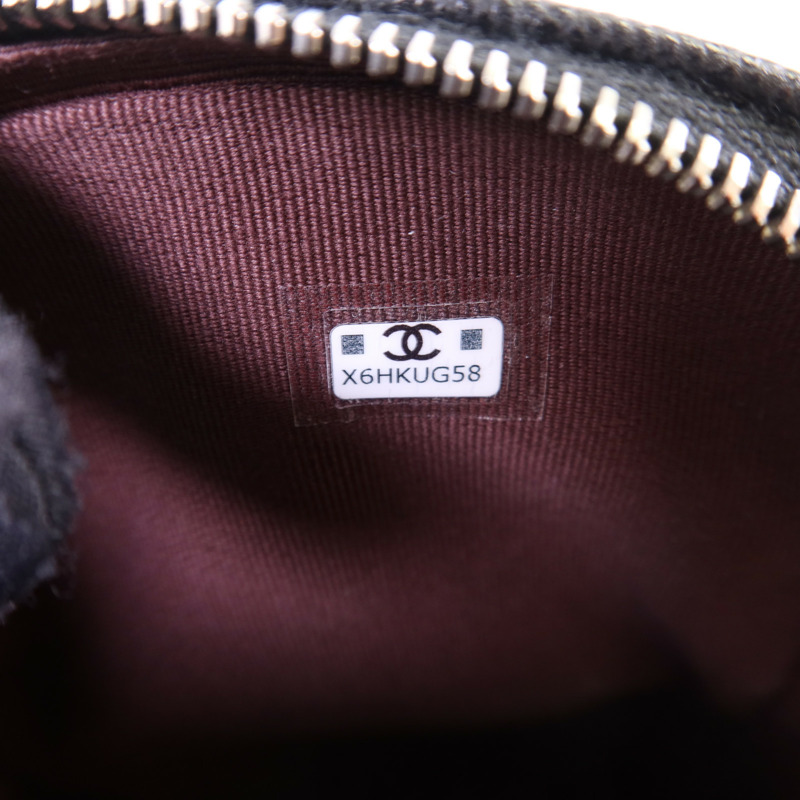 CHANEL 牛皮皮革Mini Backpack銀扣背包-7