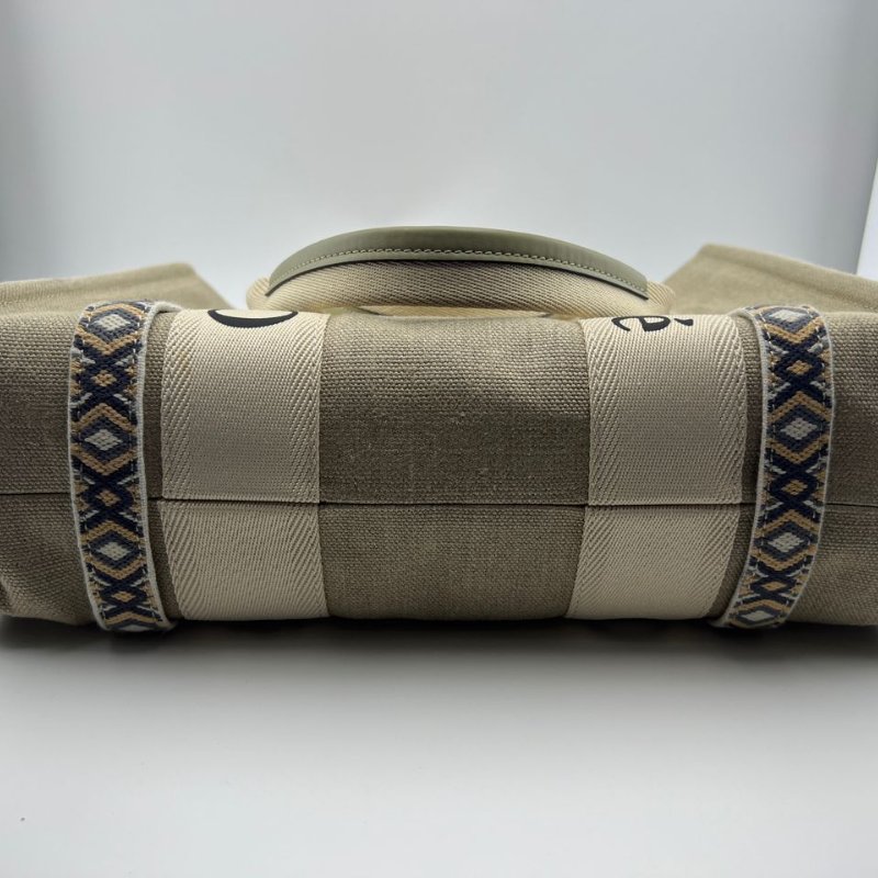 蔻依 Woody 中型帆布托特包-7