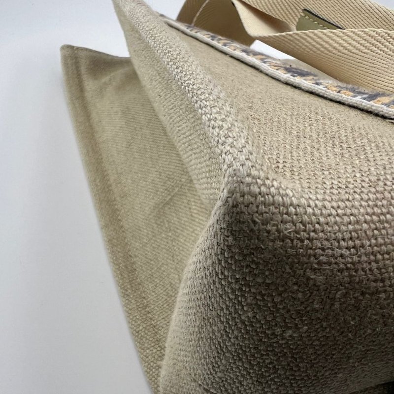 蔻依 Woody 中型帆布托特包-11