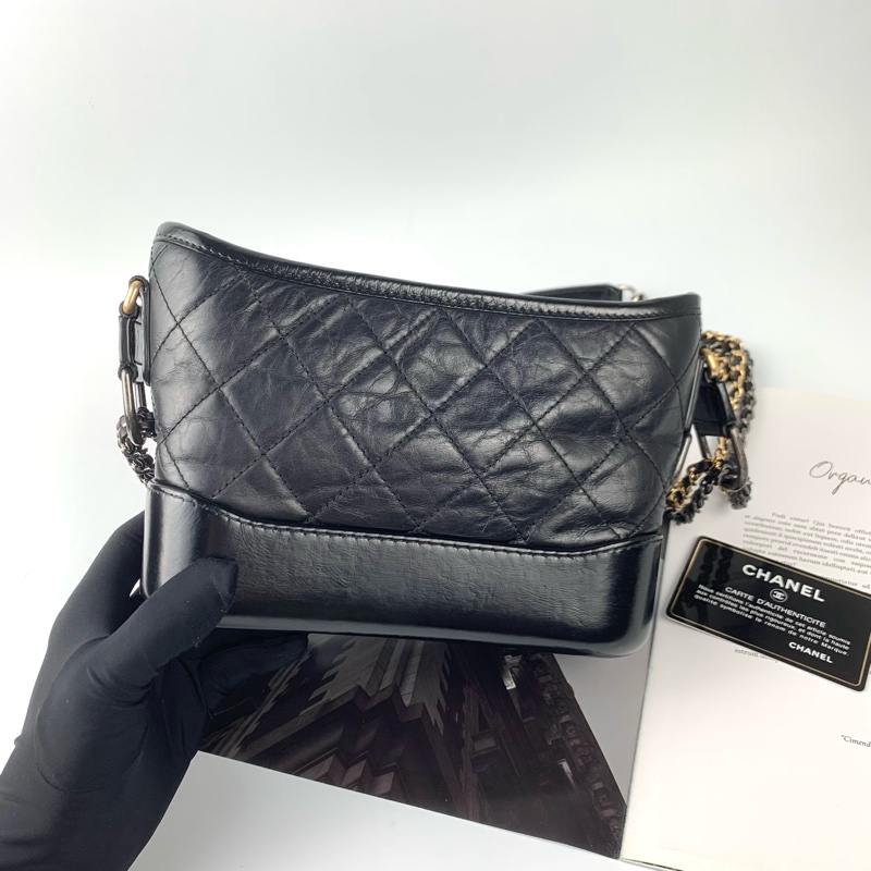 Chanel流浪包小號黑金-0