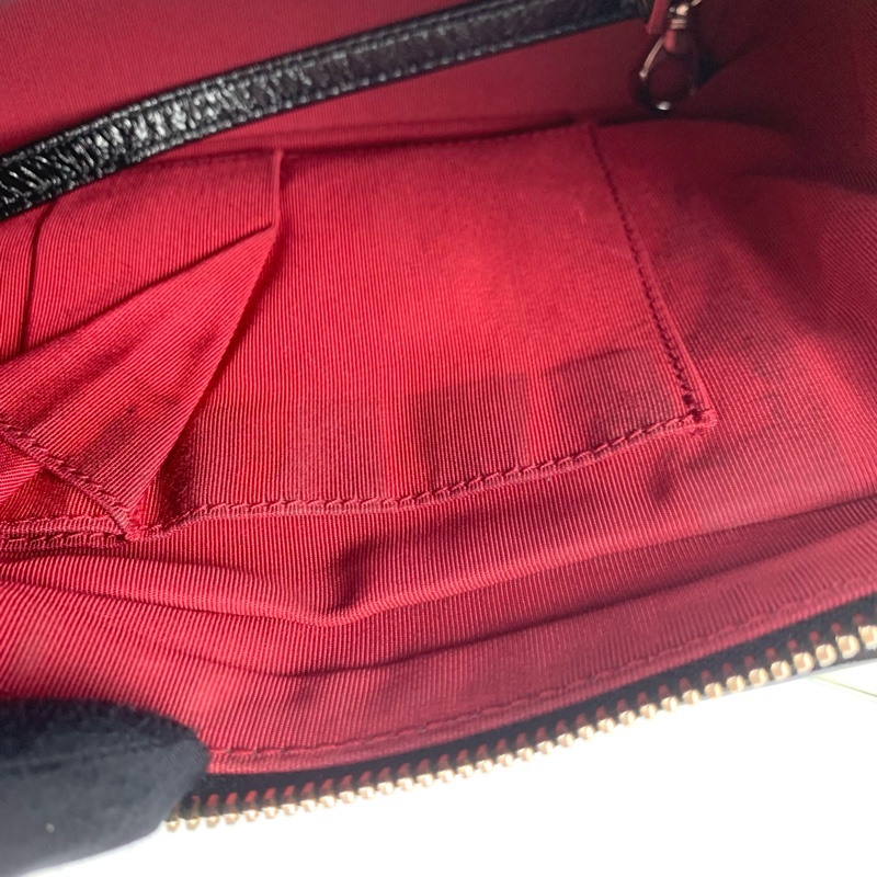 Chanel流浪包小號黑金-10