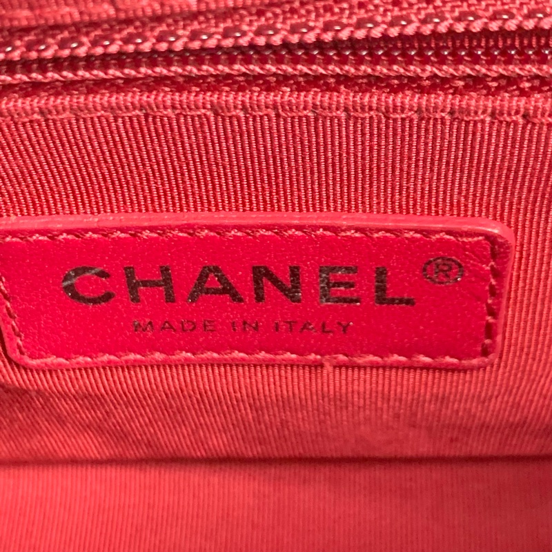 Chanel流浪包小號黑金-11