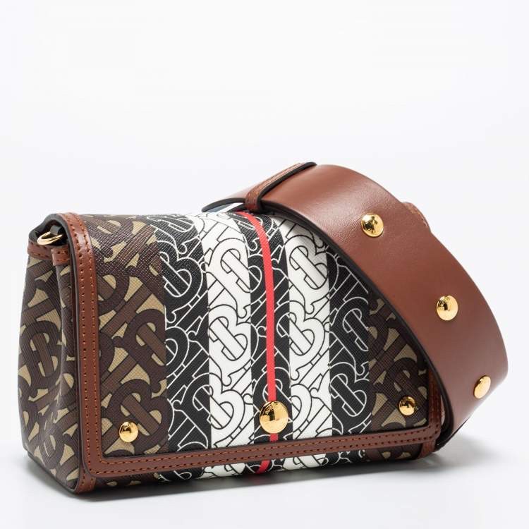 Burberry BT 印花郵差包 精品斜背包 附防塵袋保卡｜淘氣善良・尋寶-5