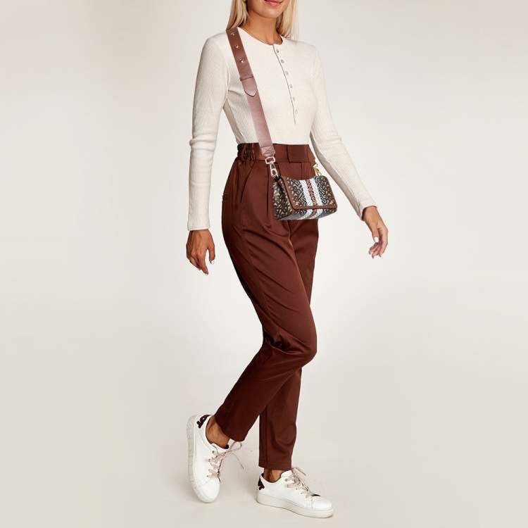 Burberry BT 印花郵差包 精品斜背包 附防塵袋保卡｜淘氣善良・尋寶-8