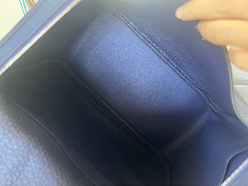 🌈Hermes💙Lindy 26💙墨水藍銀扣🌈全新未使用🌟有貼膜🌟愛馬仕🌟-4