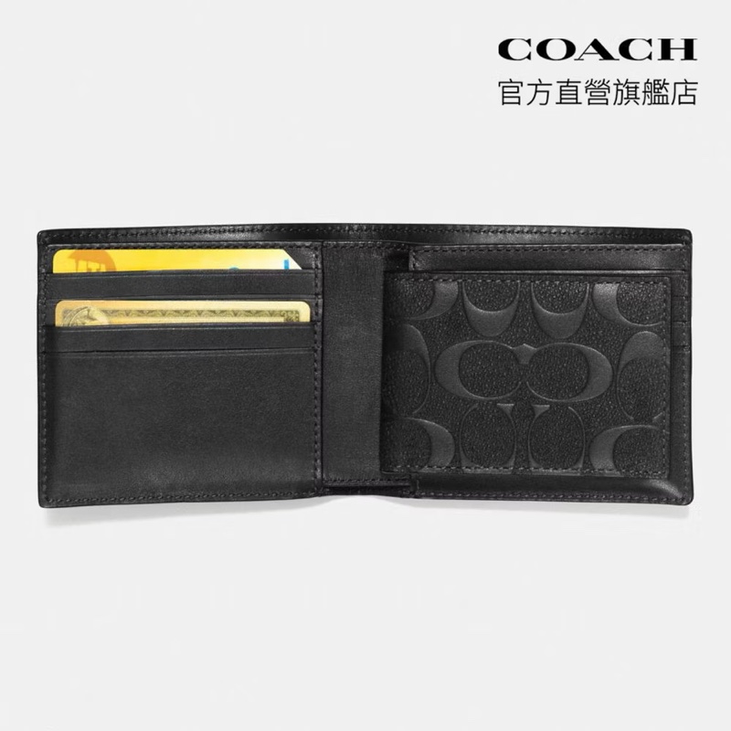 COACH 美國精品 CR957 三合一短夾 加拿大代購 牛皮短夾 全新皮夾｜淘氣善良・尋寶-3