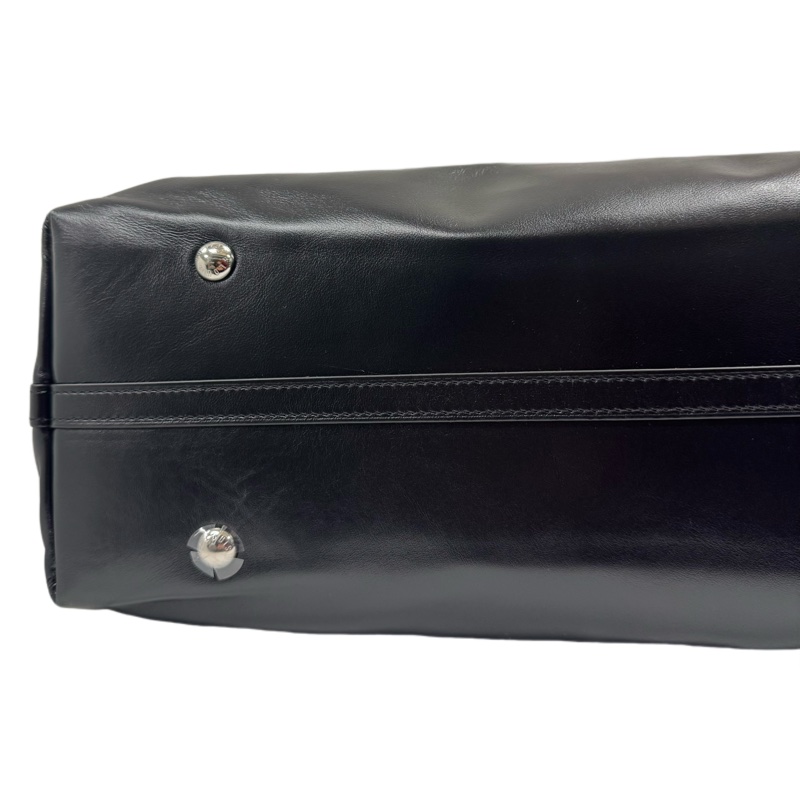 LOUIS VUITTON 路易威登 黑武士 大號 黑色 男女通用 斜背包 單肩包 銀扣-5