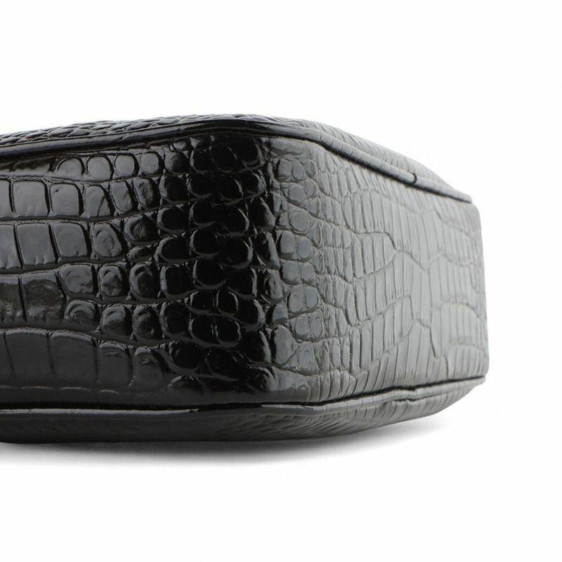 【包稅】SAINT LAURENT 鱷魚紋壓花亮面皮革 Lou 相機斜背包 33172-4