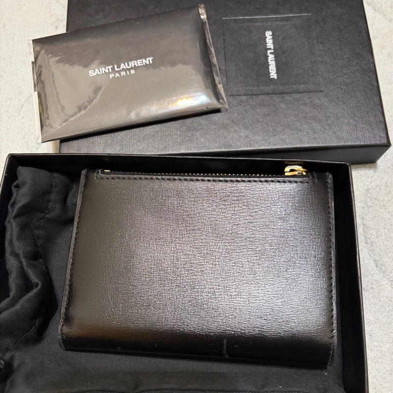 YSL短夾 黑金經典發財夾-2