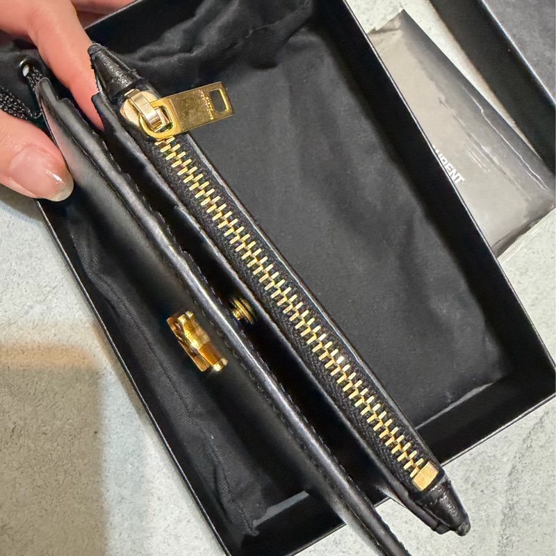 YSL短夾 黑金經典發財夾-10