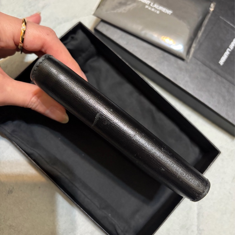 YSL短夾 黑金經典發財夾-14